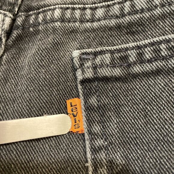 Vintage Levi’s 619 Black Jeans Mens Size 34x30 Orange Tab Faded Made In Canada - Picture 8 of 12